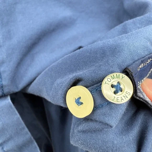 Vintage men's Tommy Hilfiger 90s logo button up long‎ sleeve size large - Picture 6 of 10